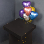 Шар (10''/25 см) Сердце, Фиолетовый, хром, 50 шт. Шар (10''/25 см) Сердце, Фиолетовый, хром, 50 шт.