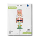 Шар (42''/107 см) Фигура, Щелкунчик, Розовый, 1 шт. в уп., G72106-P