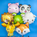 Шар (24''/61 см) Фигура, Голова, Милый Поросенок, 1 шт., 901809