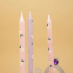 Свечи Ромашки, Сиреневый/Розовый, 0,5*12 см, 6 шт., 802957