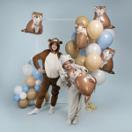 Шар (25''/64 см) Фигура, Милая выдра, 1 шт. в уп., 26426