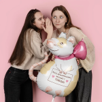 Шар (35''/89 см) Фигура, Крыска, 1 шт. в уп., 13487