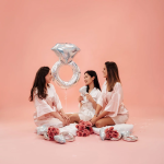 Шар (31''/79 см) Фигура, Кольцо с бриллиантом, Серебро, Голография, 1 шт. в уп., 35366H-P