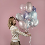 Конфетти фольга Круг, Розовый, Хром, 1 см, 50 г., 6015420