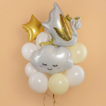 Шар (31''/79 см) Фигура, Аист, 1 шт. в уп., 25097P