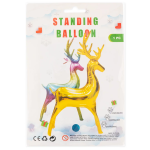 Шар (32''/81 см) Фигура 3D, Олень, Радужный, Градиент, 1 шт. в уп., 21967