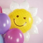 Шар (36''/91 см) Цветок, Ромашка Солнышко, 1 шт., 23377