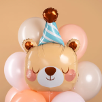 Шар (30''/76 см) Фигура, Мишка в колпачке, 1 шт., 26319