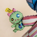 Шар 3D (46''/117 см) Фигура на подставке, Любимый монстрик в пижаме, 1 шт. в уп., 27309