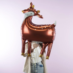 Шар (37''/94 см) Фигура, Лесной Олень, Золотое копытце, 1 шт., 23178