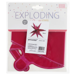 Шар 3D (26''/66 см) Звезда, Составная, Бургундия, 1 шт. в уп., 23967