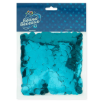 Конфетти фольга Круг, Голубой, Металлик, 1 см, 50 г., 6015217