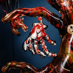 Шар 3D (51''/130 см) Фигура на подставке, Дерево на Хэллоуин, 1 шт. в уп., 24366