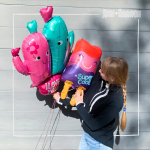 Шар (29''/74 см) Фигура, Разноцветное мороженое, 1 шт., 180612