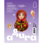 Шар (31''/79 см) Фигура, Матрешка Золотая роспись, 1 шт. в уп., 943111