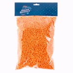 Шарики пенопласт, Оранжевый, 2-4 мм, 10 гр., 521345