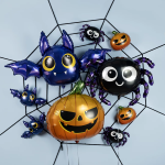 Шар (45''/114 см) Фигура, Летучая мышь, 1 шт., 901887