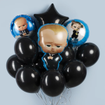 Шар (30''/76 см) Фигура, Малыш Босс, 1 шт. в уп., 24443