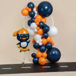 Шар (38''/97 см) Фигура, Пингвин на скейте, 1 шт. в уп., 26338