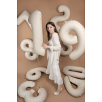 Шар (40''/102 см) Цифра, 2 Slim, Кремовый Латте, Матовый, 1 шт., 901912MCL