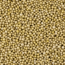 Шарики пенопласт, Золото, Металлик, 2-4 мм, 10 гр., 6233548