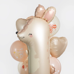 Шар (38''/97 см) Цифра, 1 Зайка, 1 шт. в уп., 851-P