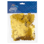 Конфетти фольга Звезда, Сусальное золото, Хром, 1,5 см, 50 г., 6015357