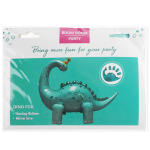 Шар (47''/119 см) Фигура 3D, Динозавр Бронтозавр в колпачке, 1 шт. в уп., 24555