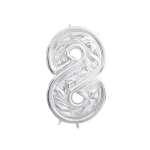 Шар (65''/165 см) Цифра, 8 Каркасная, 1 шт. в уп., 131378
