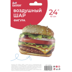 Шар (24''/61 см) Фигура, Бургер, 1 шт. в уп., 26928