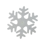 Декоративное украшение Снежинки Пушинки, 15 см, Белый, 5 шт., 6230831
