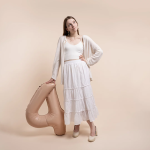 Шар (40''/102 см) Цифра, 4 Slim, Винтажная роза, Матовый, 1 шт. в уп., B901914MVR