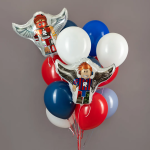 Шар (21''/53 см) Фигура, Блоки, Крылатый герой, 1 шт. в уп., 23115P