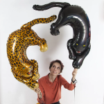 Шар (42''/107 см) Фигура, Дикая пантера, 1 шт., 901860