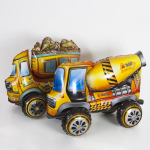 Шар (26''/66 см) Фигура 3D, Самосвал, 1 шт. в уп., 19763