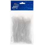 Перья, Премиум, Серебро, 12-15 см, 30 шт., 6015512