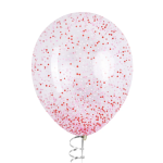 Шарики пенопласт, Цветной микс, Красный/Розовый, 2-4 мм, 10 гр., 6231114