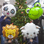 Шар (30''/76 см) Фигура, Голова, Нежная Овечка, 1 шт., 901820