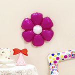 Шар (20''/51 см) Цветок, Ромашка (надув воздухом), Фуше, 1 шт., 23871