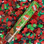 Пневмохлопушка (12/30 см), Пиксели, Квадраты тишью, 1 шт., 823159