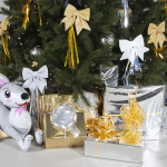 Шар (20''/51 см) Фигура 3D, Заяц, Серый, 1 шт. в уп., 19570