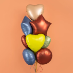 Шар (18''/46 см) Сердце, Лайм, Сатин, 1 шт., 180000MLGR