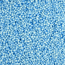 Шарики пенопласт, Голубой, 2-4 мм, 10 гр., 6521340