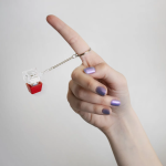 Брелок, Кнопка ESC, Красный, 2*2*2,8 см, 1 шт. , 6233192