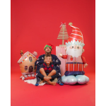 Шар 3D (30''/76 см) Фигура на подставке, Пряничный домик, 1 шт. в уп., G70020-P