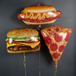 Шар (29''/74 см) Фигура, Пицца, 1 шт. в уп., 35724WE-P