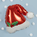 Шар (14''/36 см) Мини-фигура, Новогодний колпачок, 1 шт., 19233