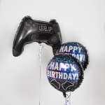 Шар (27''/69 см) Фигура, Геймпад, Черный, 1 шт., 901840