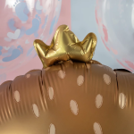 Шар 3D (47''/119 см) Фигура на подставке, Медвежонок для малыша, 1 шт. в уп., GK70017-P