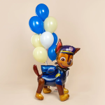 Шар (46''/117 см) Фигура 3D, Щенок Полицейский, 1 шт. в уп., 27343